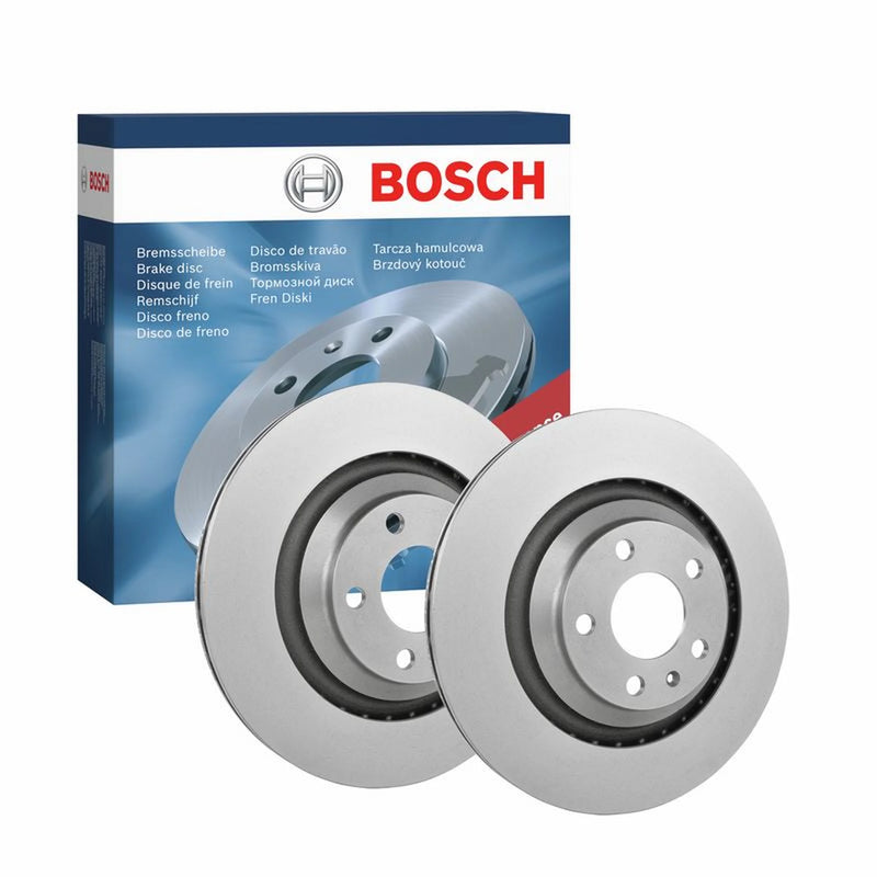 Bosch 2 x Vented Rear Brake Discs 0986479299-x2