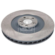 Febi 2 x Internally Vented Front Brake Discs 199274-x2