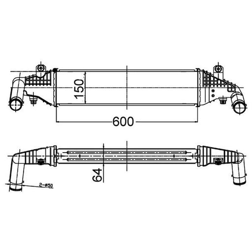 Mahle Intercooler (Charge Air Cooler) CI 504 000S