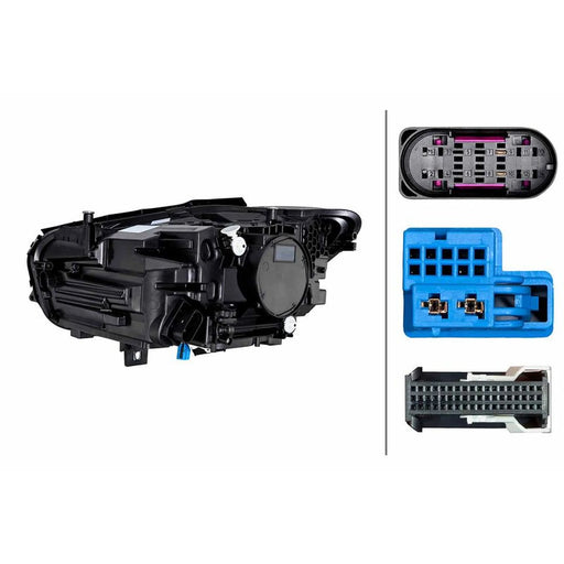 Hella Headlight Headlamp LED Right 1LX 015 558-541