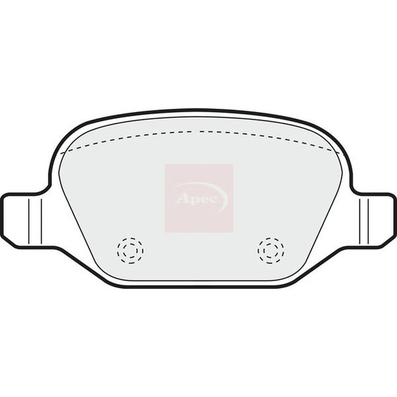 Apec Rear Brake Pad Set PAD1309