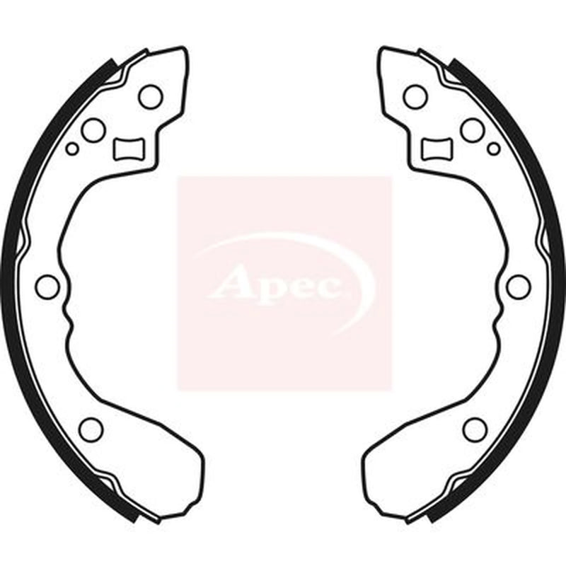 Apec Brake Shoe Set Axle Kit SHU668