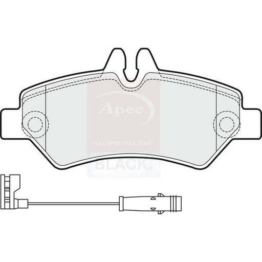 Apec Rear Brake Pad Set PAD1516B