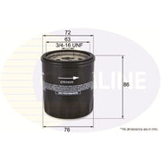 Comline Engine Oil Filter CTY11111
