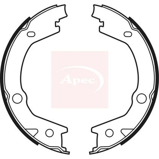 Apec Parking Brake Shoe Set SHU763