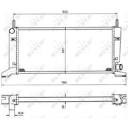 NRF Engine Radiator 509500