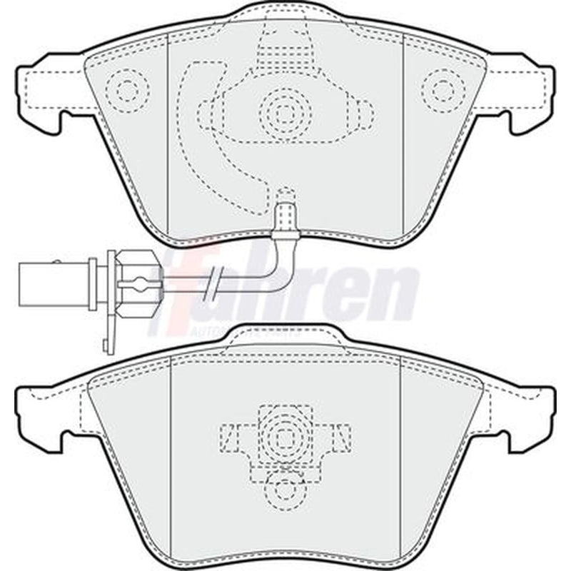 Fahren Front Brake Pad Set FBP3317