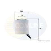 Comline Engine Air Filter EAF583