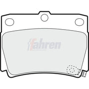 Fahren Front & Rear Pads fits Mitsubishi Shogun Sport III 2015 on 2.4