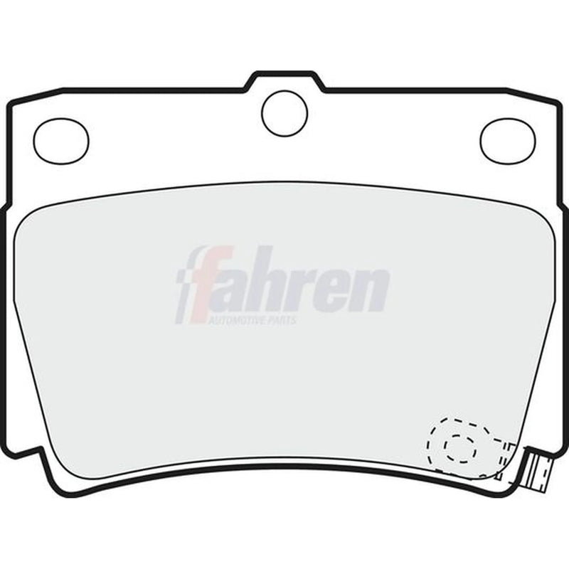 Fahren Rear Brake Pad Set FBP3529