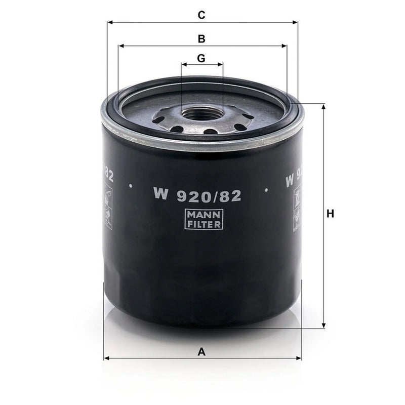 MANN-FILTER Engine Oil Filter W 920/82