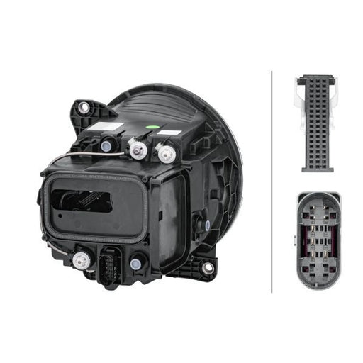 Hella Headlight Headlamp LED Right 1EX 014 543-121
