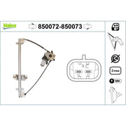 Valeo Electric Window Regulator Lifter Right Front 850073