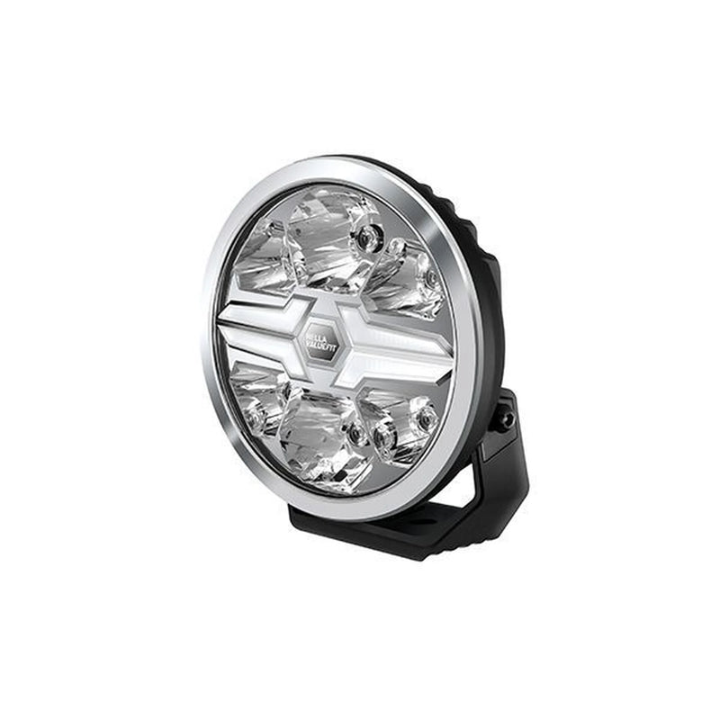 Hella Spotlight Vf Blade Aux. Chrome 9 Round W Po R 25 frontal sided 1FJ 357 1FJ 357 199-001