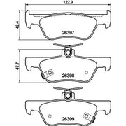 Mintex Rear Brake Pad Set MDB3477