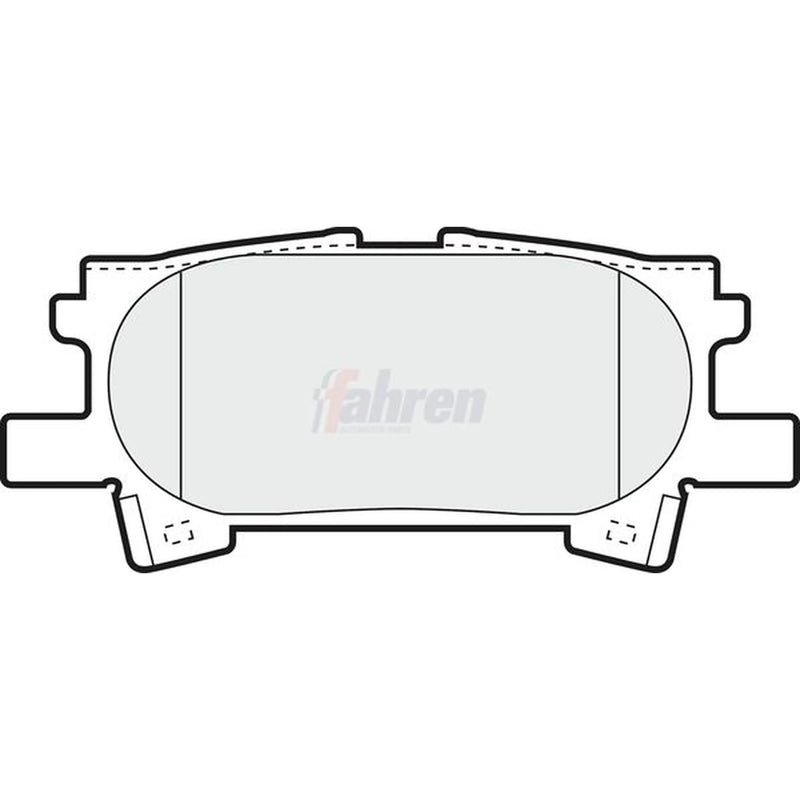Fahren Rear Brake Pad Set fits Lexus Rx 2003-2015