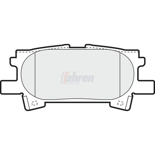 Fahren Rear Brake Pad Set FBP3594
