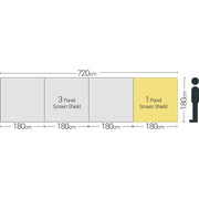 Quest Screen Shield (3 panel) A5512 - Quest - Van Life Living