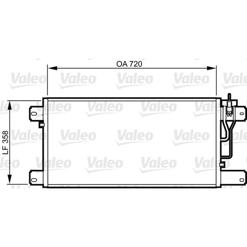 Valeo Air Conditioning Condenser 818988