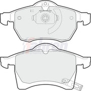 Fahren Front Brake Pad Set FBP3037