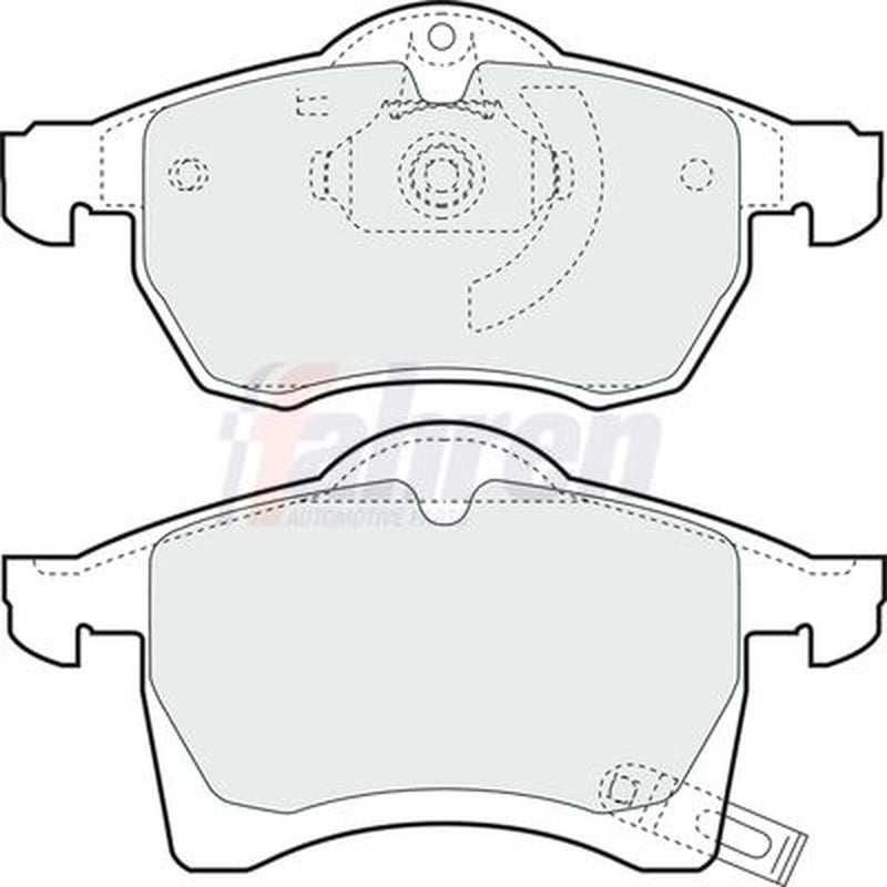 Fahren Front Brake Pad Set FBP3037