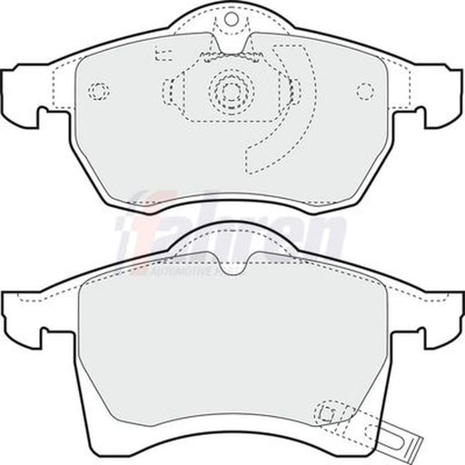 Fahren Front Brake Pad Set FBP3037
