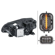 Hella Headlight Headlamp LED Right 1LX 013 930-841