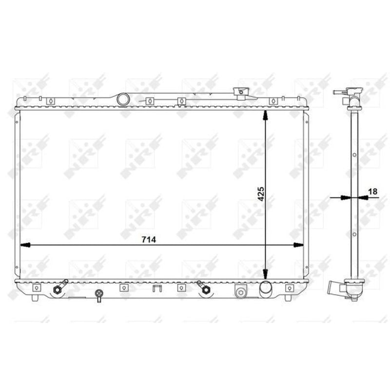 NRF Engine Radiator 516721
