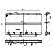 NRF Engine Radiator 50142