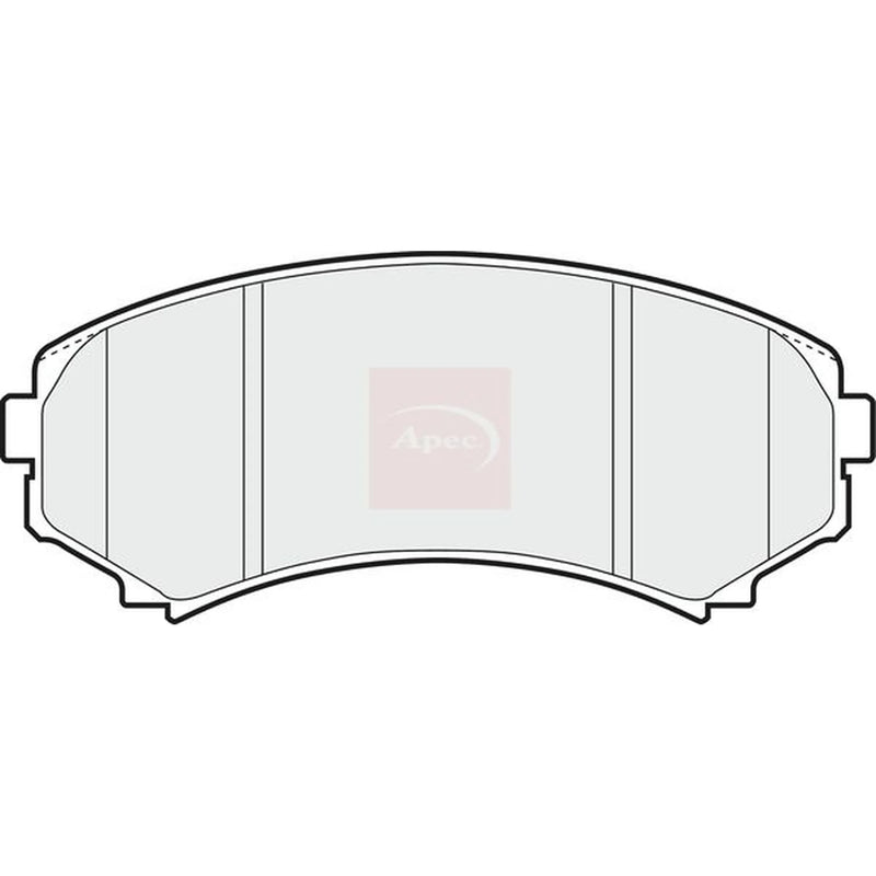 Apec Front Brake Pad Set PAD1268