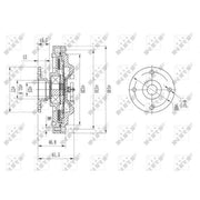 NRF Radiator Fan Clutch 49639