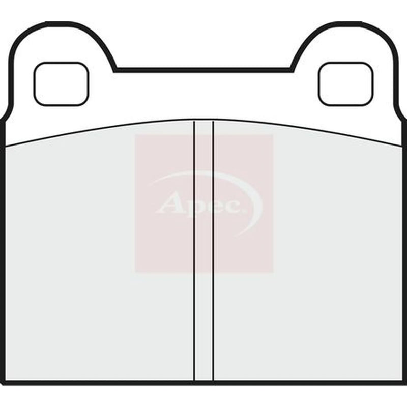 Apec Rear Brake Pad Set PAD121