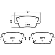 Mintex Rear Brake Pad Set MDB4083