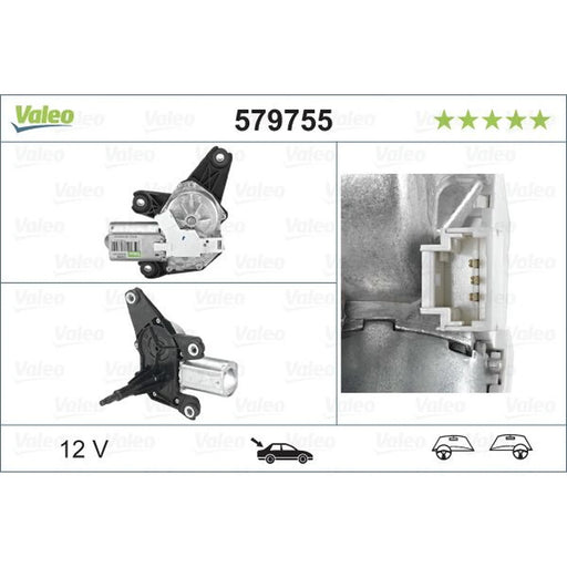 Valeo Front/Rear Wiper Motor Rear 579755