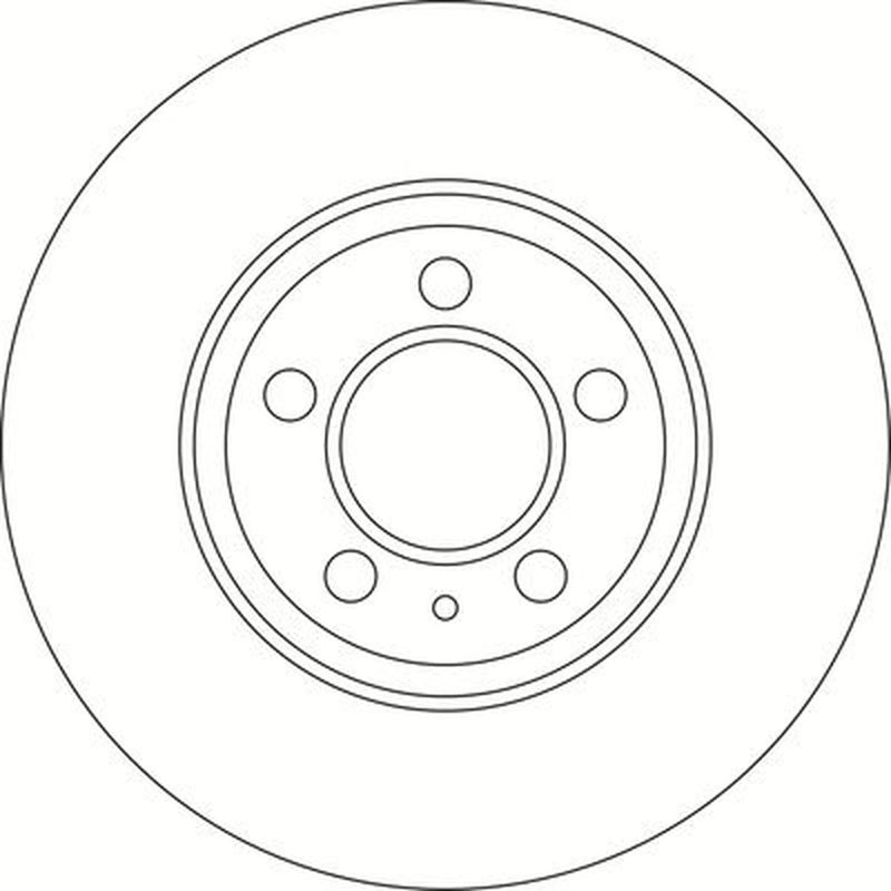 Abtex 2 x Vented Front Brake Discs BD2113V-x2