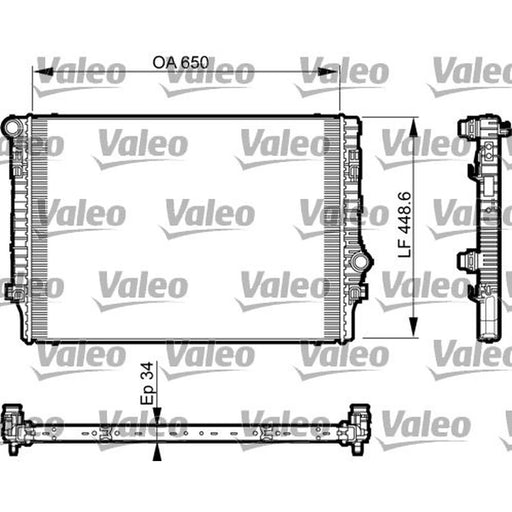 Valeo Engine Radiator 735548