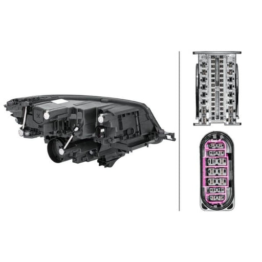 Hella Headlight Headlamp LED Left 1ZX 012 669-411