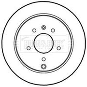 Borg & Beck 2 x Rear Brake Discs BBD4611-x2