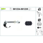 Valeo Electric Window Regulator Lifter Left Rear 861234