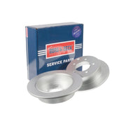 Borg & Beck 2 x Solid Rear Brake Discs BBD4753-x2