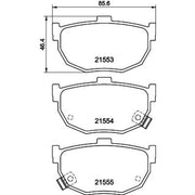 DON Rear Brake Pad Set PCP1203