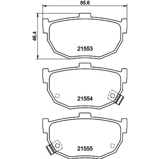 Mintex Rear Brake Pad Set MDB2352