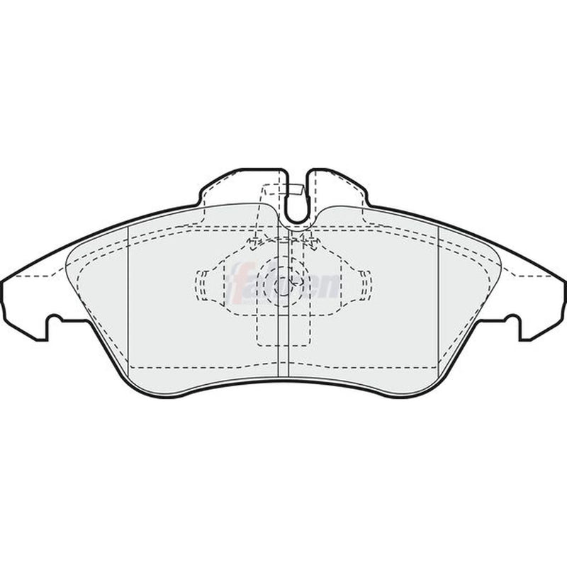 Fahren Front Brake Pad Set fits Mercedes-Benz Sprinter 2-T 1995-2006