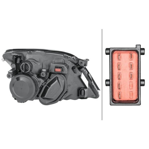 Hella Headlight Headlamp PY21W Left 1EL 008 320-131