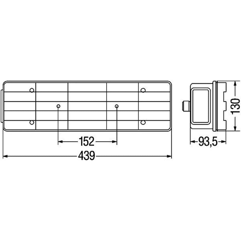 Hella Tail Light / Lamp P21W Left 2SK 340 101-021