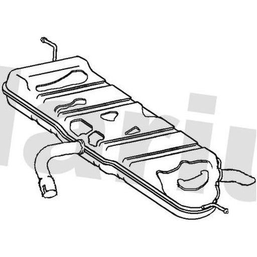 Klarius Box With Tail Pipe Rear VW829Q