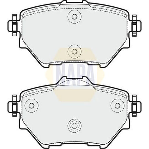 NAPA Rear Brake Pad Set NBP1233