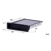 MANN-FILTER Cabin Air Filter (Pollen Filter) below the glove CUK 2317