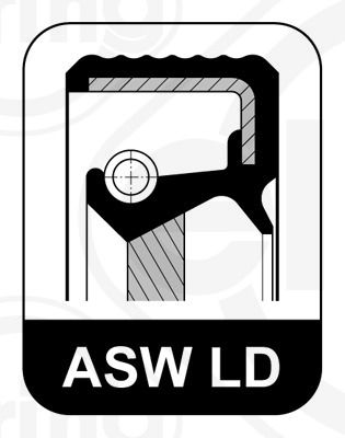 Elring Crankshaft Shaft Seal OD ID Wide 763.136