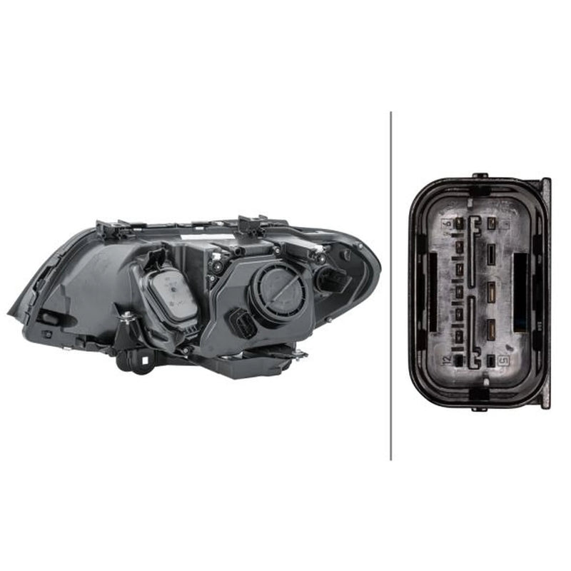 Hella Headlight Headlamp H10W Right 1EL 224 486-221
